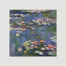 Water Lilies by Claude Monet - Canvas Print