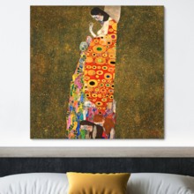 Hope II by Gustav Klimt - Canvas Art