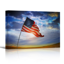 Weathered American Pride - Canvas Art