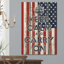 Keep Calm United Kingdom - Canvas Art