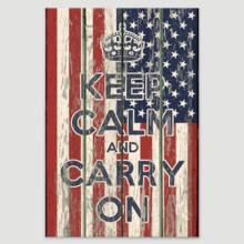 Keep Calm United Kingdom - Canvas Art