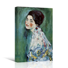 Portrait Of A Lady by Gustav Klimt - Canvas Art