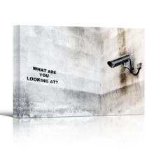 Surveillance What Are You Looking At by Banksy