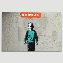 Nobody Likes Me Child Screaming by Banksy