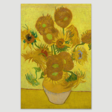Sunflowers (Fourth Version) by Van Gogh - Canvas Print