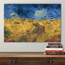 Wheatfield With Crows by Van Gogh - Canvas Art Print