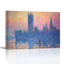 The Houses Of Parliament by Claude Monet - Canvas Print