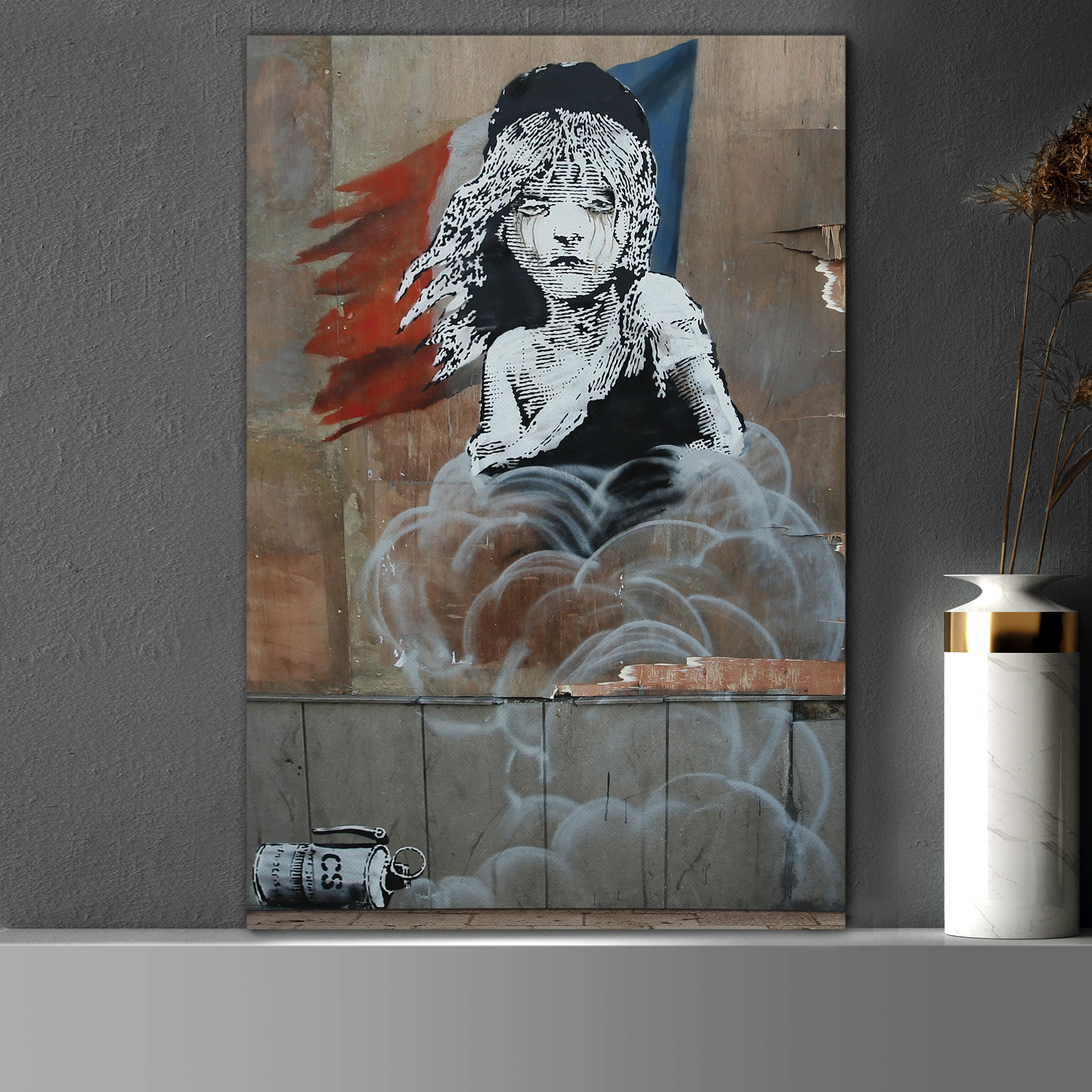 Les Miserables Flag Artwork by Banksy