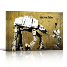 I Am Your Father by Banksy - Canvas Print