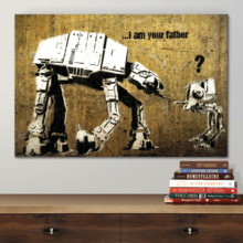 I Am Your Father by Banksy - Canvas Print
