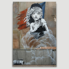 Les Miserables Flag Artwork by Banksy