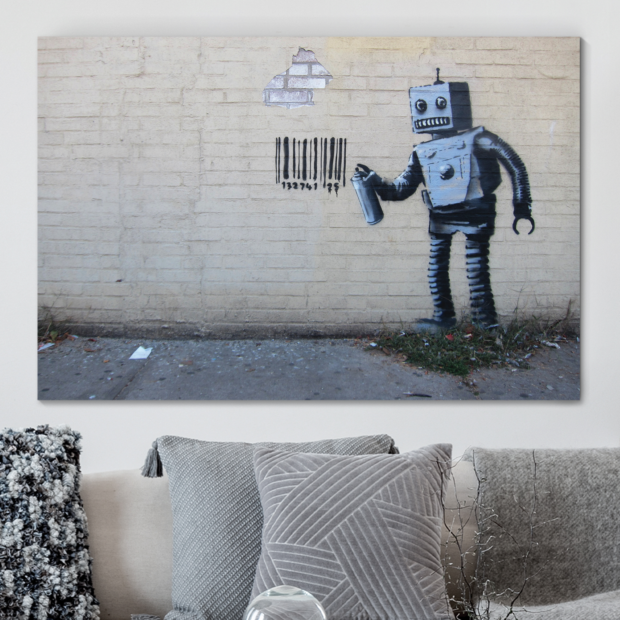 Robot Artwork by Banksy