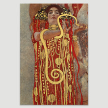 Hygieia (Detail From Medicine) by Gustav Klimt - Canvas Art Print