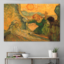 The Raising of Lazarus by Vincent Van Gogh - Canvas Print Wall Art Famous Painting Reproduction - 24" x 36"