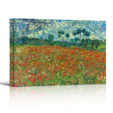 Poppy Field (Field Of Poppies) by Van Gogh - Canvas Print