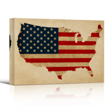 Vintage American Patriotism - Canvas Art