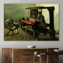 Weaver by Vincent Van Gogh - Canvas Print Wall Art Famous Painting Reproduction - 16" x 24"