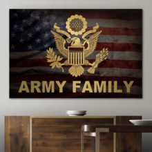 Army Family Pride- Canvas Art