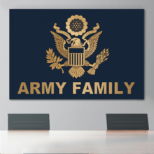 Honored Army Family - Canvas Art