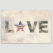 For Love of Nation - Canvas Art