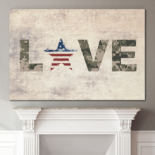 For Love of Nation - Canvas Art