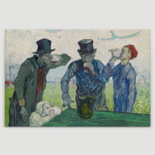 The Drinkers by Van Gogh - Canvas Print