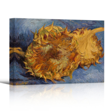 The Sunflowers by Vincent Van Gogh - Oil Painting Reproduction on Canvas Prints Wall Art, Ready to Hang - 32" x 48"