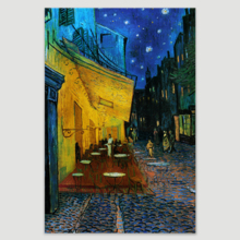 Cafe Terrace at Night by Van Gogh - Canvas Art Print