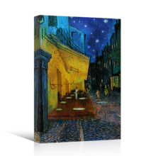 Cafe Terrace at Night by Van Gogh - Canvas Art Print