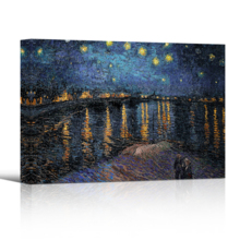 Starry Night Over The Rhone by Van Gogh - Canvas Print