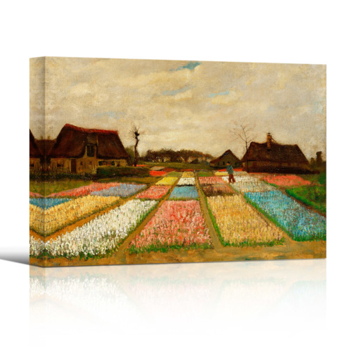 Bulb Fields (Also Called Flower Bed - Canvas Art