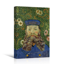 Portrait of the Postman Joseph Roulin by Van Gogh - Canvas Print