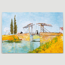 Langlois Bridge at Arles by Van Gogh - Canvas Print