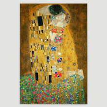 The Kiss (Lovers) by Gustav Klimt - Canvas Art Print
