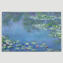 Water-Lilies by Claude Monet - Canvas Art