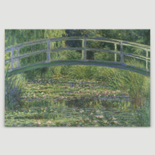 The Water-Lily Pond by Claude Monet - Canvas Art