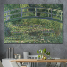 The Water-Lily Pond by Claude Monet - Canvas Art