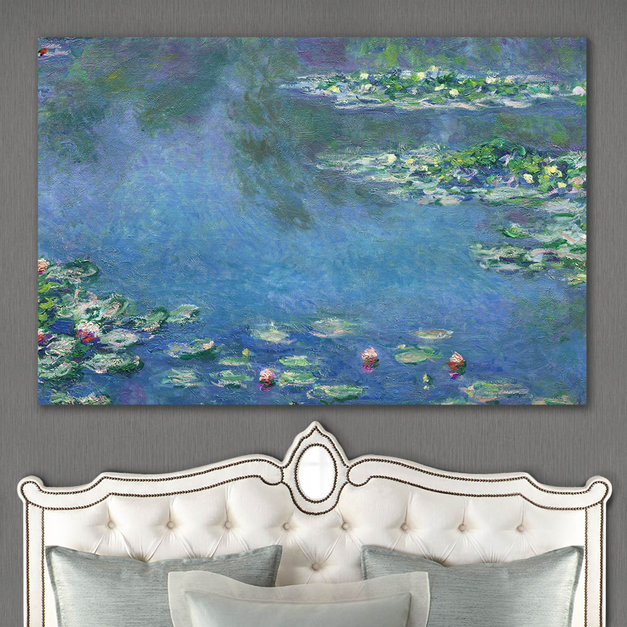 Water-Lilies by Claude Monet - Canvas Art