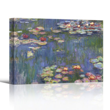 Water-Lilies by Claude Monet - Canvas Art