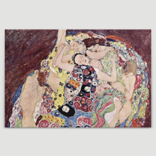 The Maiden by Gustav Klimt - Canvas Art