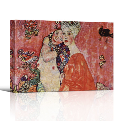 The Woman Friends by Gustav Klimt - - Canvas Art