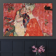 The Woman Friends by Gustav Klimt - Canvas Art