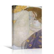 Danae by Gustav Klimt (Portrait) - Canvas Art