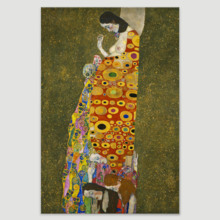 Hope II by Gustav Klimt (Portrait) - Canvas Art