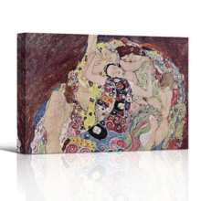 The Maiden by Gustav Klimt - Canvas Art