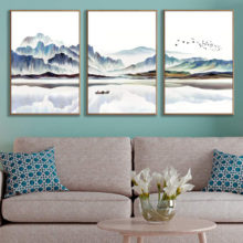 Framed Canvas Wall Art for Living Room, Bedroom Canvas Prints for Home Decoration Ready to Hanging - 16"x24"x3 Panels