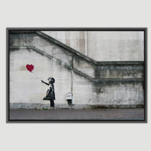 Girl With Balloon There Is Always Hope by Banksy