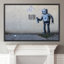 Robot Artwork by Banksy
