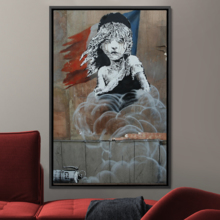 Les Miserables Flag Artwork by Banksy