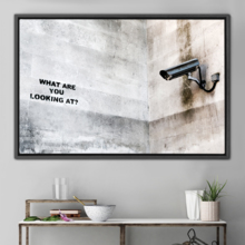 Surveillance What Are You Looking At by Banksy